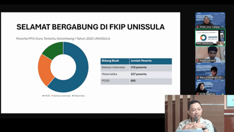 FKIP Unissula Gelar Orientasi PPG Guru Tertentu Gelombang 1 Tahun 2025