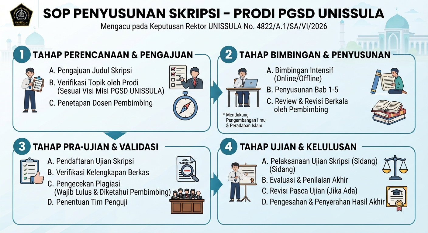 SOP Skripsi Prodi S1 Pendidikan Guru Sekolah Dasar FKIP UNISSULA